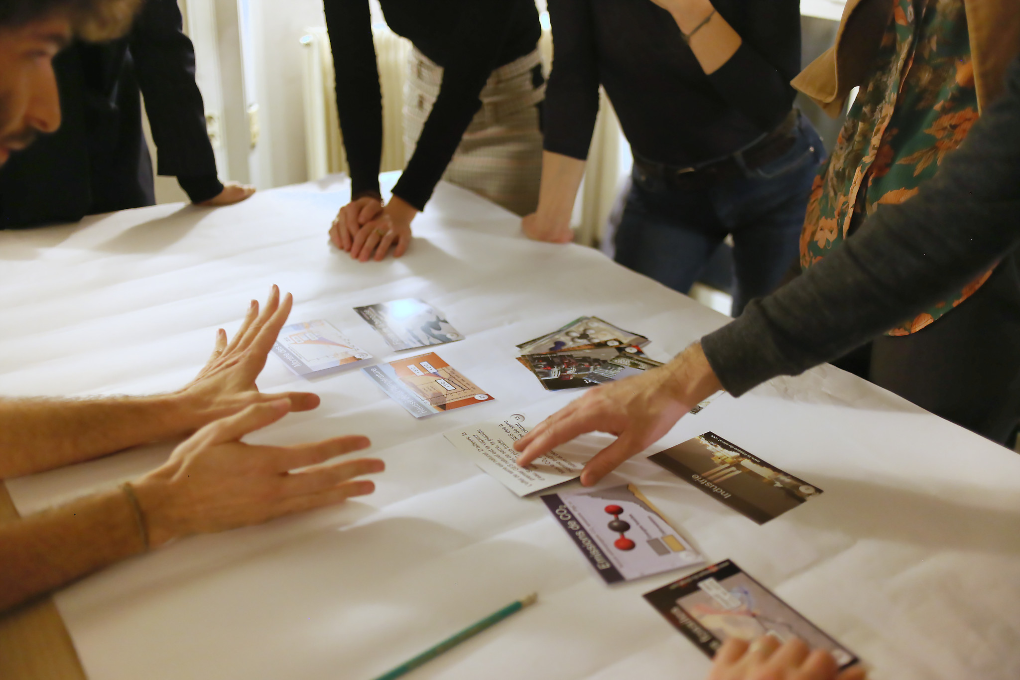 Personnes participants à un atelier