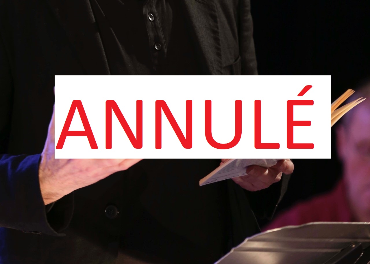 Affiche Lecture Molière annulé